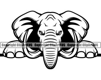 Free Free 110 Elephant Face Svg SVG PNG EPS DXF File