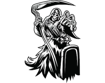 Download Grim reaper svg | Etsy