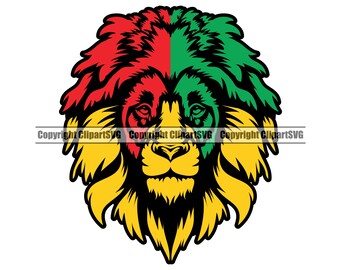Free Free 264 Rasta Lion Head Svg SVG PNG EPS DXF File