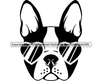 Boston Terrier Svg Etsy