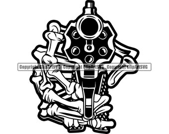 Revolver Tattoo Design - Awesome Black And Grey Gun Tattoo Design By Jena - That is why gun tattoo designs are placed along narrow, long areas of the skin.