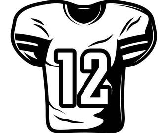 Download Football jersey svg | Etsy