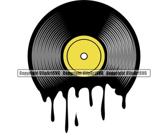 Vinyl Record Svg Etsy