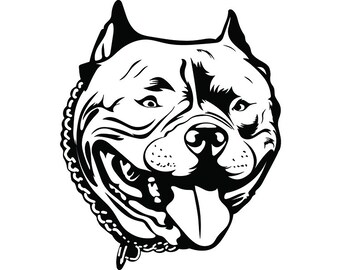 Download Pitbull svg | Etsy