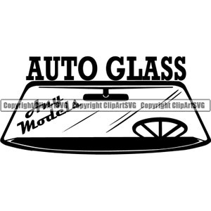 Mechanic Logo Auto Glass Fix Repair Service Shop Garage Sales Engine Car Part Biker Motorcycle Repairman SVG PNG Clipart Vector Cut Cutting