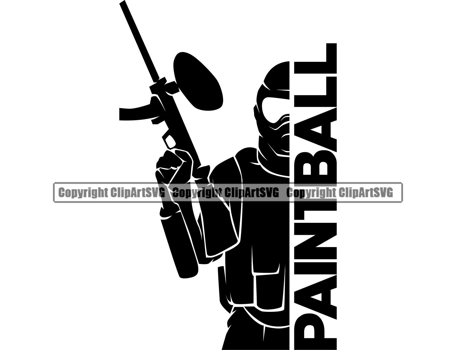 Paintball Gun Silhouette