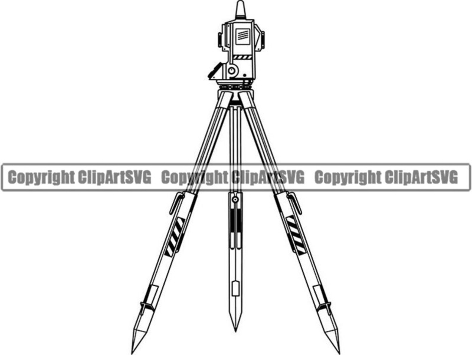 Land Surveyor #1 Tripod Survey Construction Equipment Builder Road ...