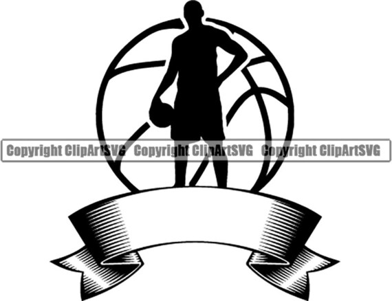 Basketball Logo 8 Player Ball Hoop Net Ball Sports Game Icon Etsy