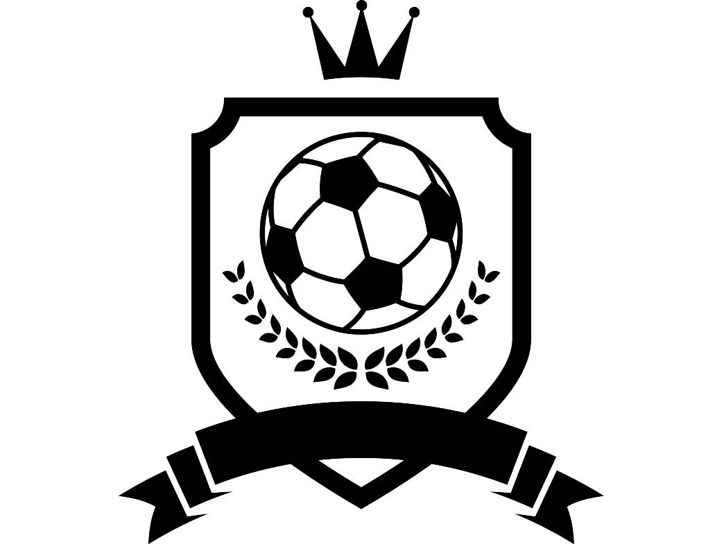 Soccer Logo 5 Trophy Kick Ball Net Goal Futball Field Ball Etsy