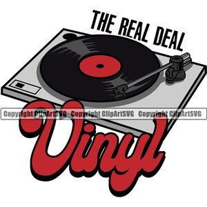 DJ Disc Jockey Audio Plug Muziek Snoer Kabel Draaitafel Platenspeler Mixer Album Vinyl Club Sound Art Design Logo SVG PNG Vector Clipart Cut