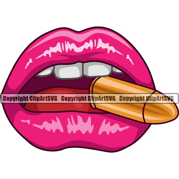 Sexy Lips Bite Bullet Kiss Mouth Mask Woman Female Girl Beauty  