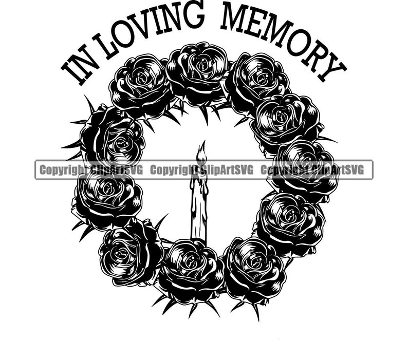 Memory Rip Word Disign Funeral Memorial in Loving Memory RIP R.I.P. Urn Rest Peace Roses ...