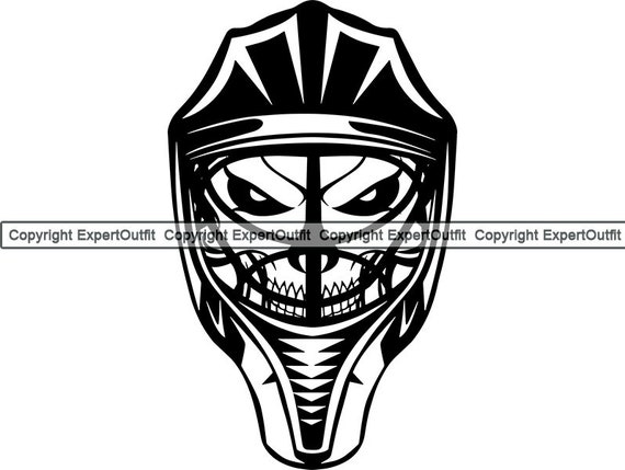 Sport Hockey Helmet Facemask Chinstrap Skull Skeleton Mask Etsy