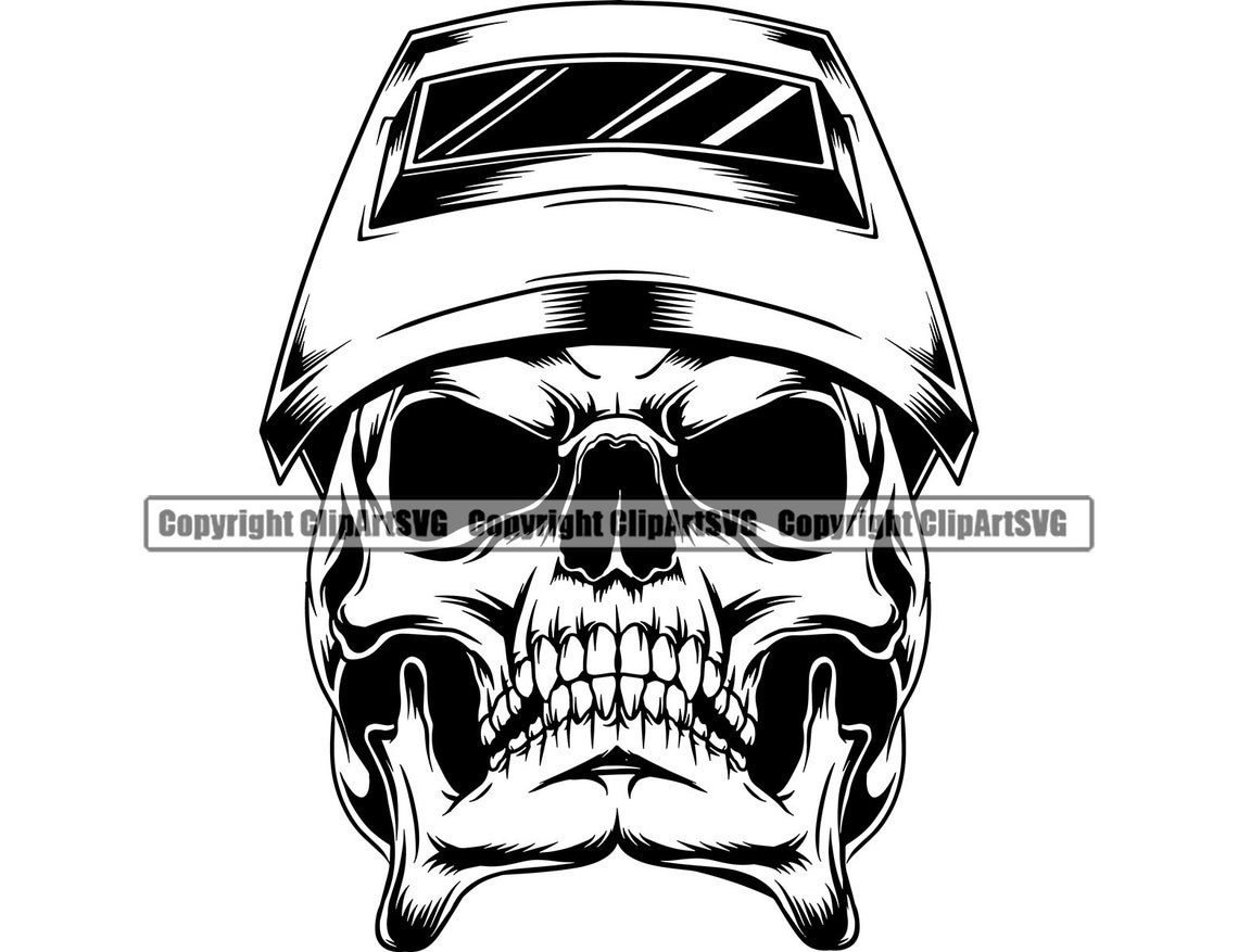 Welder Welding Skull Steel Metal Torch Safety Mask Mechanic - Etsy