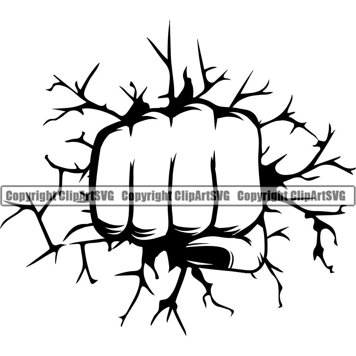 Girl power design - woman punching 8513577 PNG