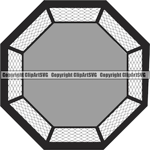 MMA Mixed Martial Arts Black Belt Bjj Jiu Jitsu Sport Gis Fight Robe Ring Cage Boxing Glove Design Art Logo SVG PNG Vector Clipart Cut File