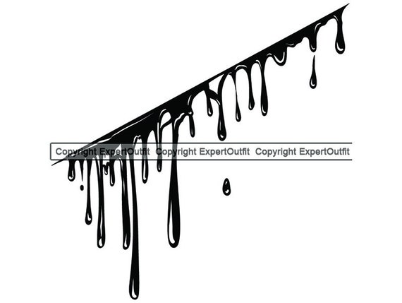 Blood Slice Cut Injury Wound Drip Drop Splatter Liquid Water Etsy