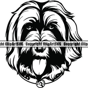 Labradoodle # 8 Lächelnder Hund Glückliche Rasse Welpe K-9 Stammbaum Reinrassige Blutlinie Hunde Tier Haustier Logo .SVG .PNG Vektor Cricut Schnitt Schneidedatei