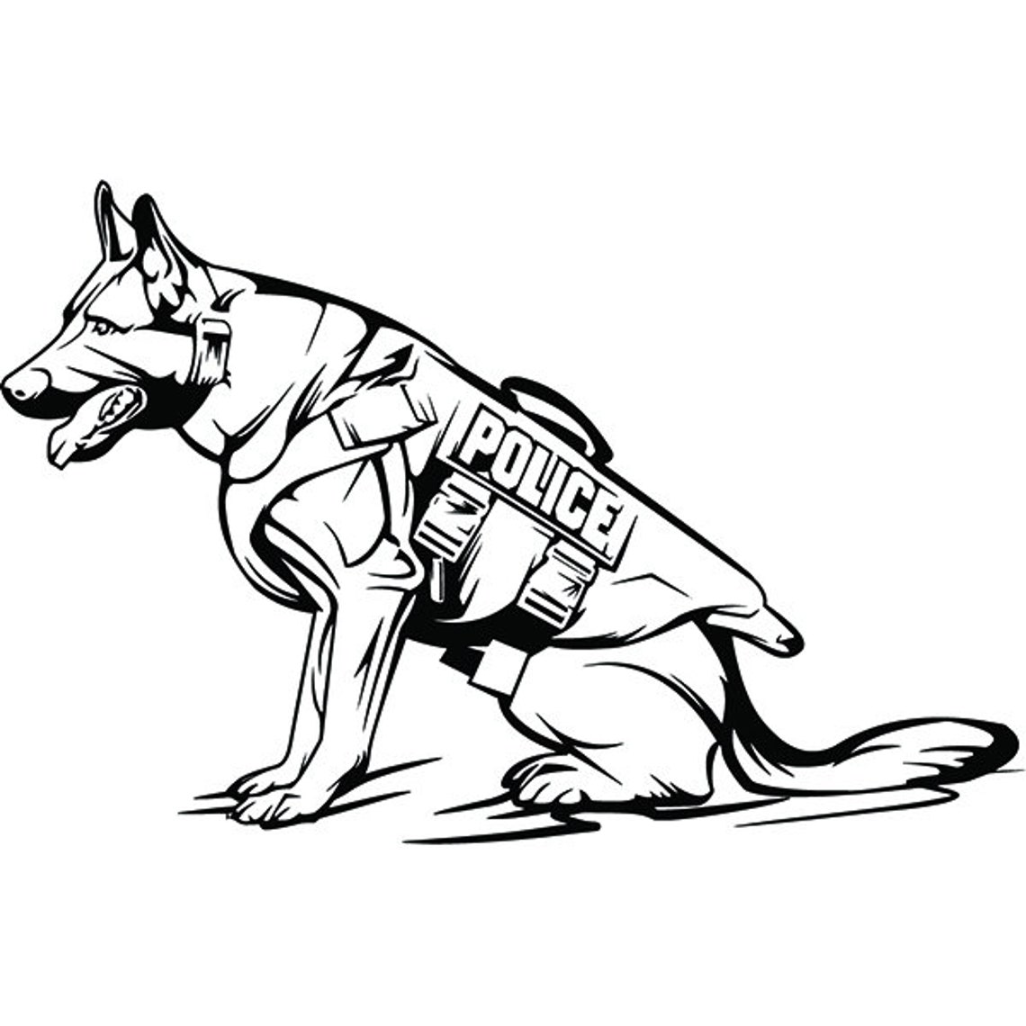 Deutscher Schäferhund 57 Hunderasse k-9 Haustier Polizei | Etsy