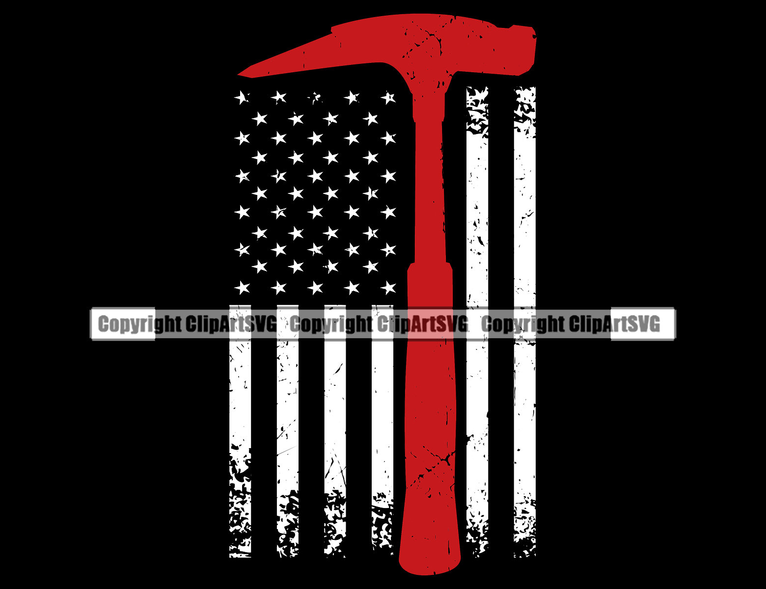 Roofing US USA Flag Hammer Roof Roofer Construction Build Etsy