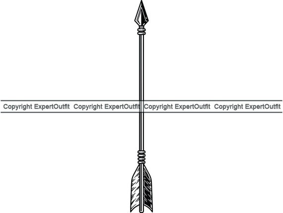 Indian Arrow 4 Native American Warrior Weapon Bow Hunt Fight Etsy