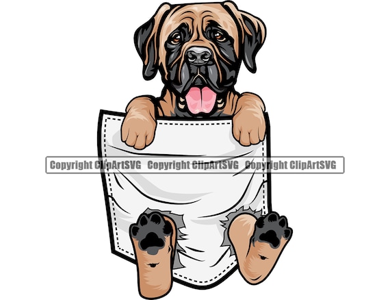 Bullmastiff Pocket Puppy T-Shirt - Bullmastiff Dog Lover Bullmastiff Pocket Puppy T-Shirt - Bullmastiff Dog Lover