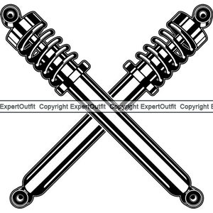 Mechanic Engine Shock Absorber Pad Car Vehicle Diesel Maintenance Automotive Aircraft Part Motor .SVG .PNG Clipart Vector Cricut Cut Cutting