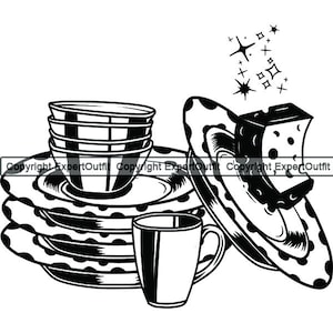 Maid Dishes Dirty Cleaner Wash Sink Rinse Washing  Dishwasher Liquid Paste Kitchen Sponge Rack .SVG .PNG Clipart Vector Cricut Cut Cutting