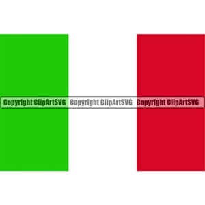 Italy Italian Italia Europe Country World National Nation Flag Logo Art .JPG .PNG Clipart Clip Art Design Graphic Download Printable File