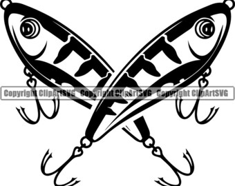 bass fish jumping at lure symbol and Hook Fishing SVG Cut File Vector Cricut Clipart DNKWorkshop Detailed Largemouth Bass Fish Jumping