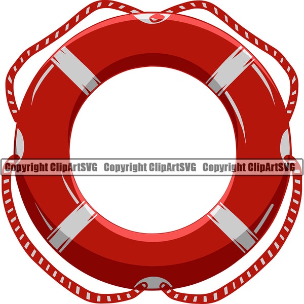 Life Preserver Rescue EMT Lifeguard Save Life Guard Ocean Deep Water Beach Tower Buoy Waves Drown Swim SVG PNG Clipart Vector Cut Cutting