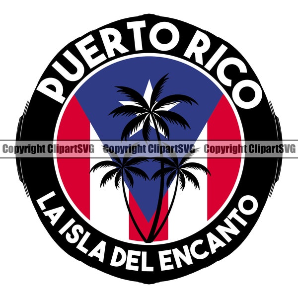 Puerto Rico Rican Distressed Flag La Isla Del Encanto Country Nation Sign Art Design Element Logo SVG PNG JPG Clipart Vector Cricut Cut File