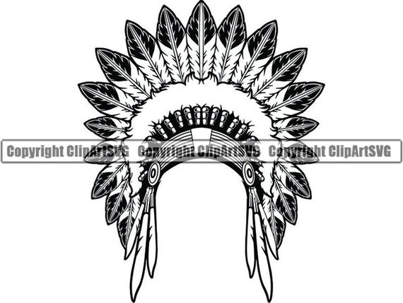 Indian Headdress 5 Native American Head Dress Tribe Chief Etsy