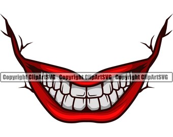 Joker Smile Tattoo Etsy Joker Smile Tattoo Etsy