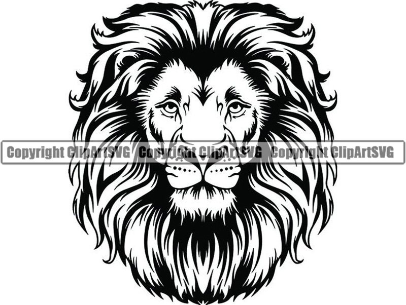 tribal art lion