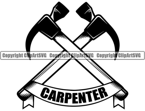 Construction Logo 105 Hammer Tool Toolbox Handyman Work Etsy