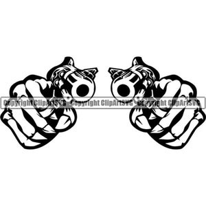 Sensenmann #11 Klinge Death Gun Shoot Evil Kill Killer Grim Horror Hölle Tattoo Skelett Knochen Logo.SVG .PNG Clipart Vektor Cricut Cut Cutting