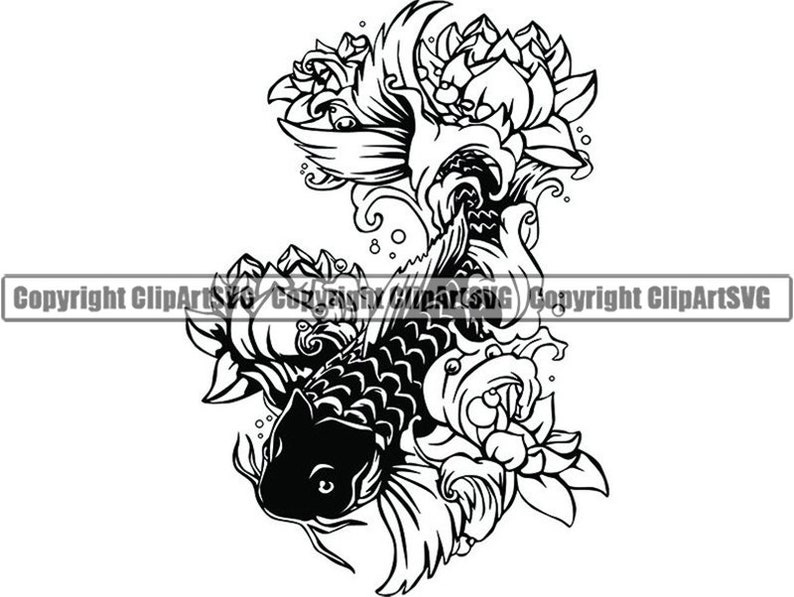 Download Koi Fish 5 Japanese Tattoo Traditional Asian Oriental Art ...