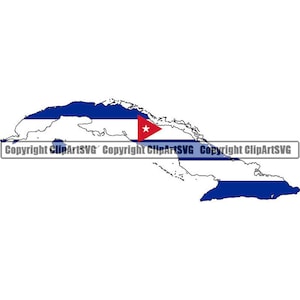 Kuba Kubanische Karibik Insel Havanna Land Welt Nationale Nation Flagge Karte Logo Kunst .JPG .PNG Clipart Clip Art Design Grafik Download Datei