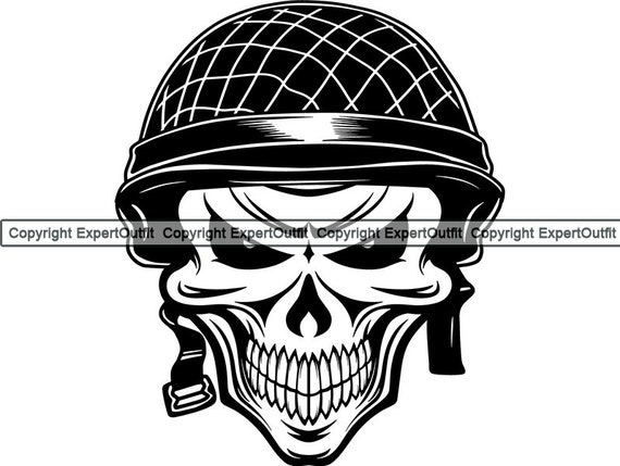 Weapon Soldier Hat Bullet Skull Skeleton Helmet Ammunition Etsy