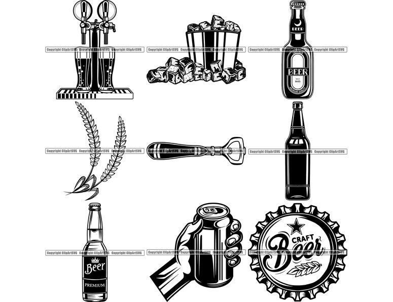 MEGA BUNDLE 27 Beer Pub Bar Cheers Glass Can Bottle Drink Etsy