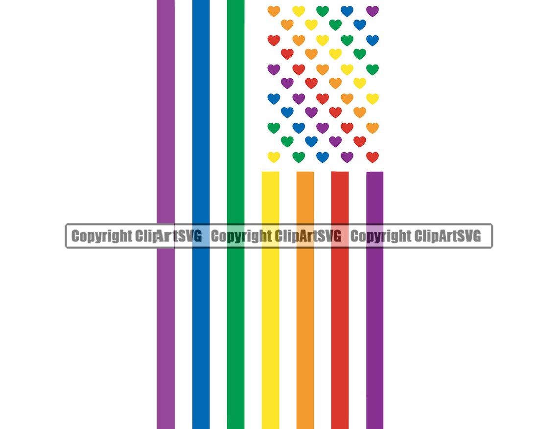 Gay Pride USA Flag America American Rainbow Flag LGBT Pride Rights ...