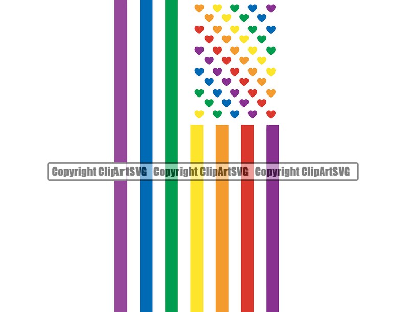 Gay Pride USA Flag America American Rainbow Flag LGBT Pride | Etsy
