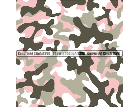 Pink Camo Camouflage Seamless Pattern War Print Military Hunt Wrap Cover  Graphic Design Decor Art Hot Logo SVG PNG Clipart Vector Cut File - Etsy
