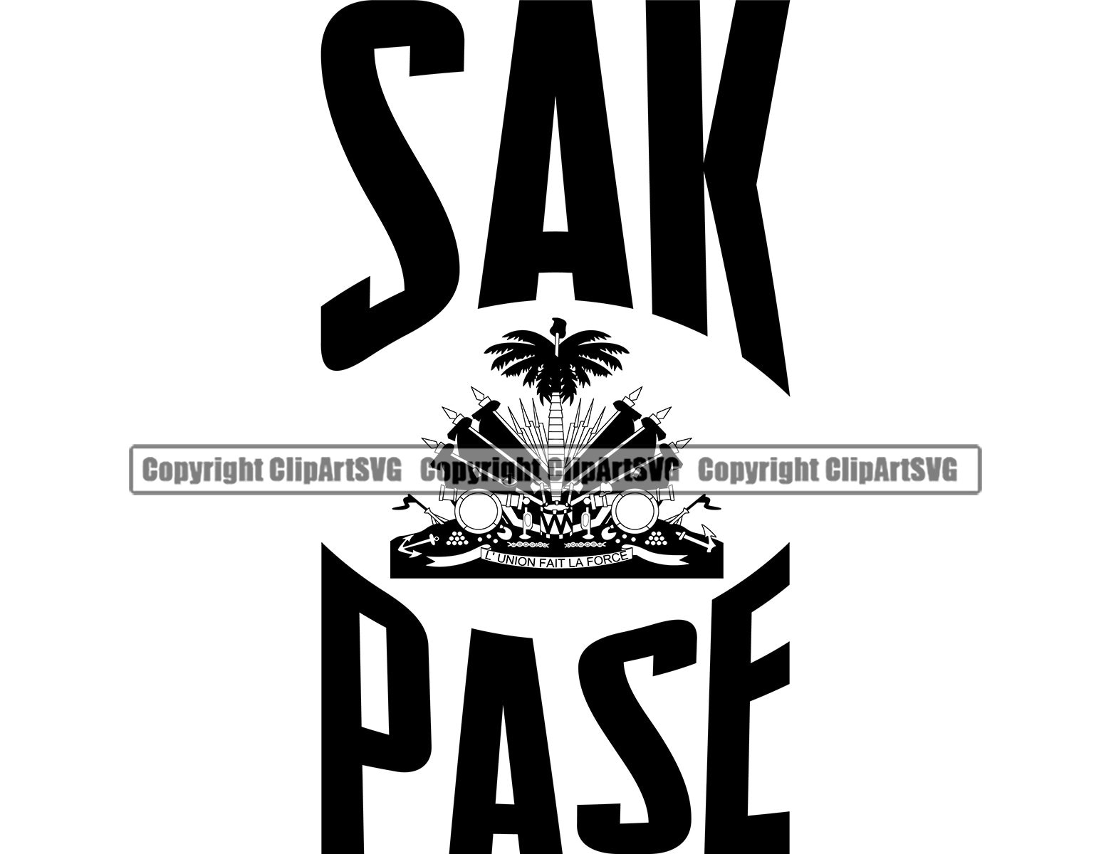 Haiti Haitian Sak Pase Whats Happening Flag Country World Etsy