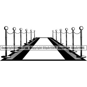 Theater Eingang Berühmt Celebrity Schauspieler Musik Star Roter Teppich Premier Award Film Event Show Design Element Logo SVG PNG Clipart Vektor Cut