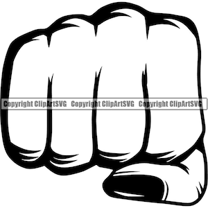 Frau Faust Kraft Hand halten halten Griff Objekt Break Hit Smash Punch Fight Grafik Design Element Logo .SVG .PNG Clipart Vektor Schneiden Schneiden