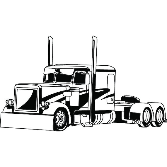 Free Free 74 18 Wheeler Truck Driver Svg SVG PNG EPS DXF File