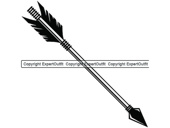 Indian Arrow 5 Native American Warrior Weapon Bow Hunt Fight Etsy