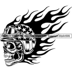 Motorrad Logo Skull Biker Mechaniker Kolben Helm Motor Auto Auto Teil Biker Reparatur Service Werkstatt Garage .SVG .PNG Vektor Cut Cricut Cutting